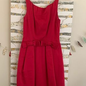 60’s Vintage Nan Duskin Couture Pinkish Red Cocktail Dress Size S / M